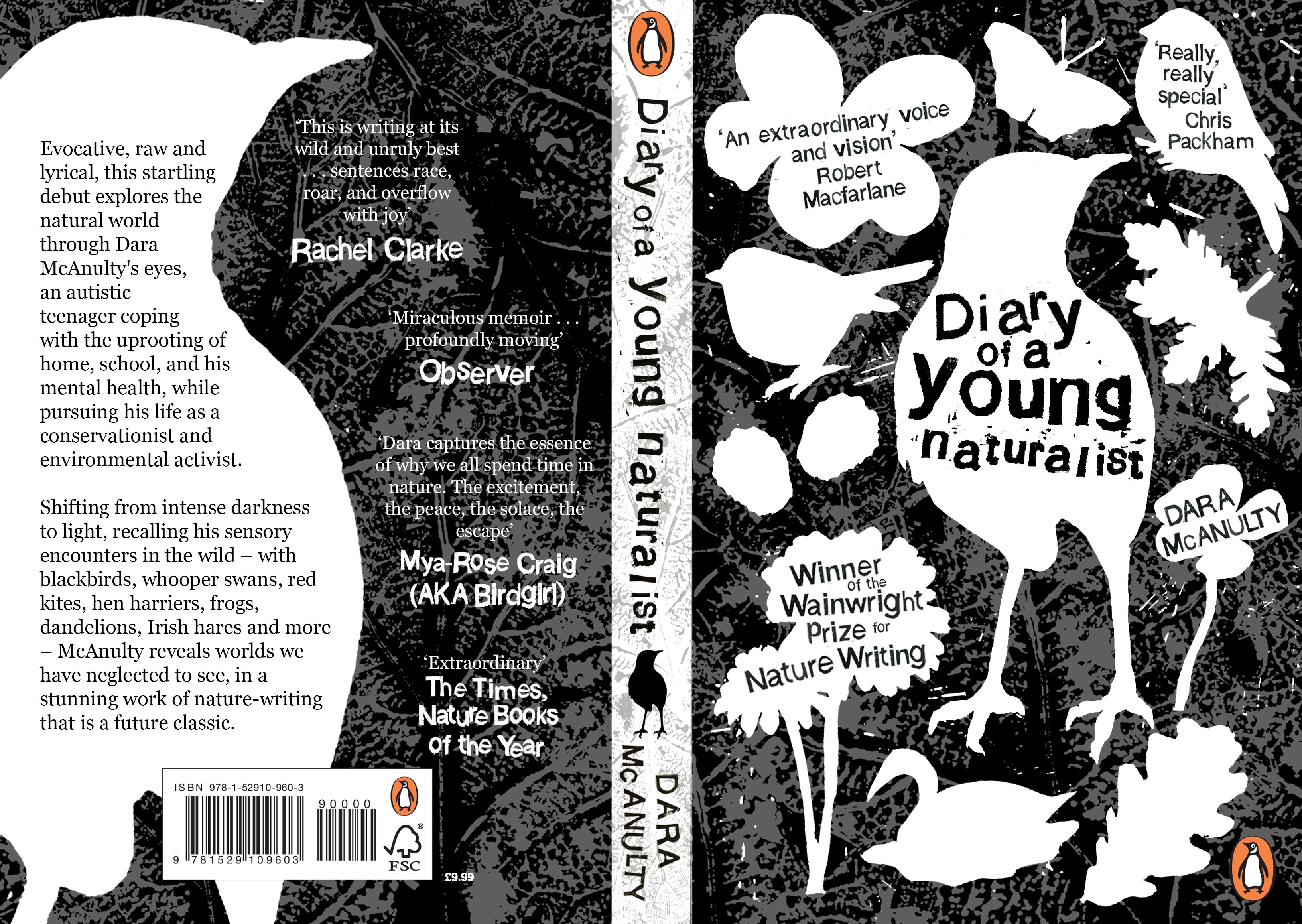 Chloe Law's cover design of 'Diary of a Young Naturalist'