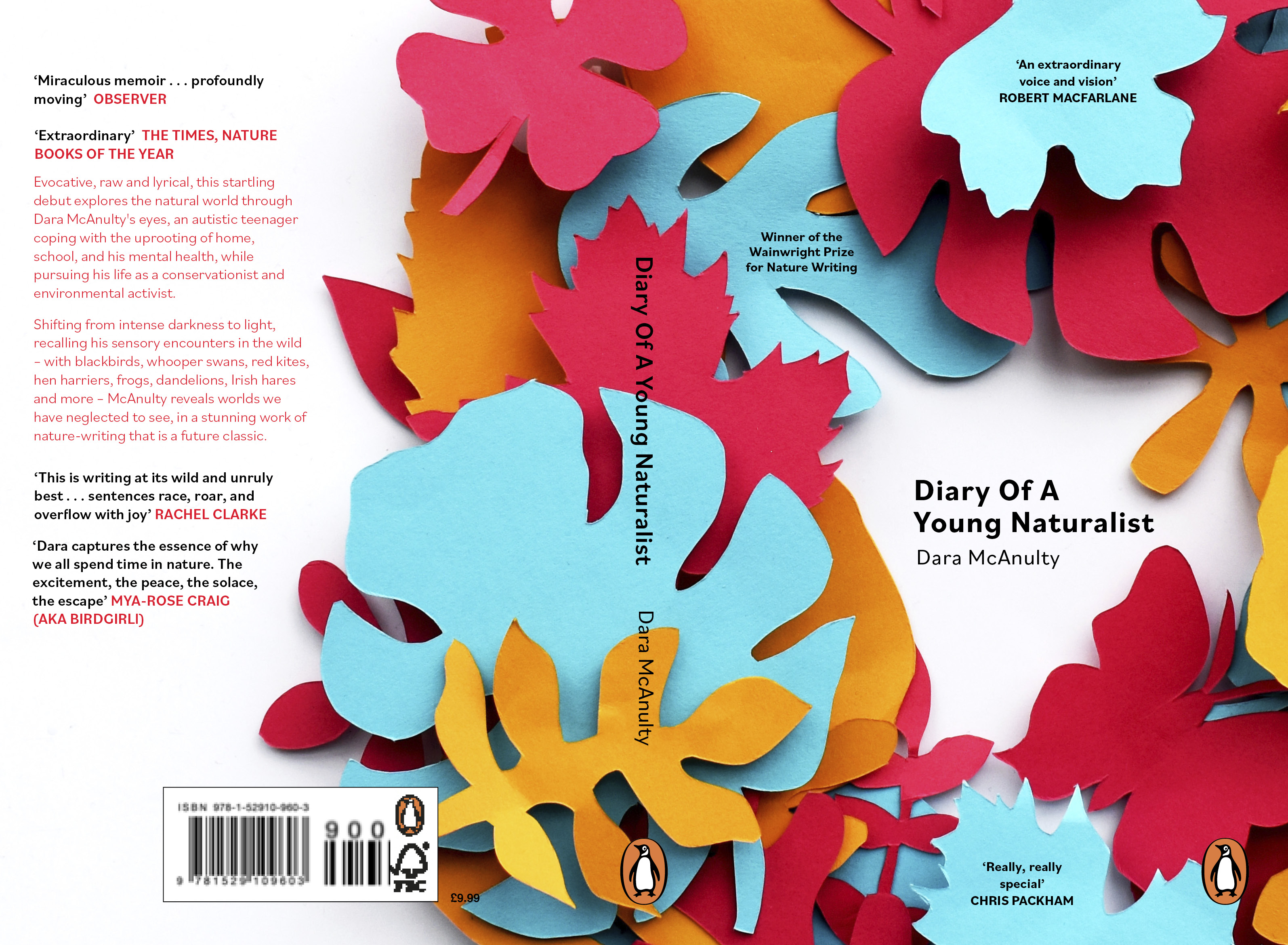 Ella Hunter's cover design of 'Diary of a Young Naturalist'