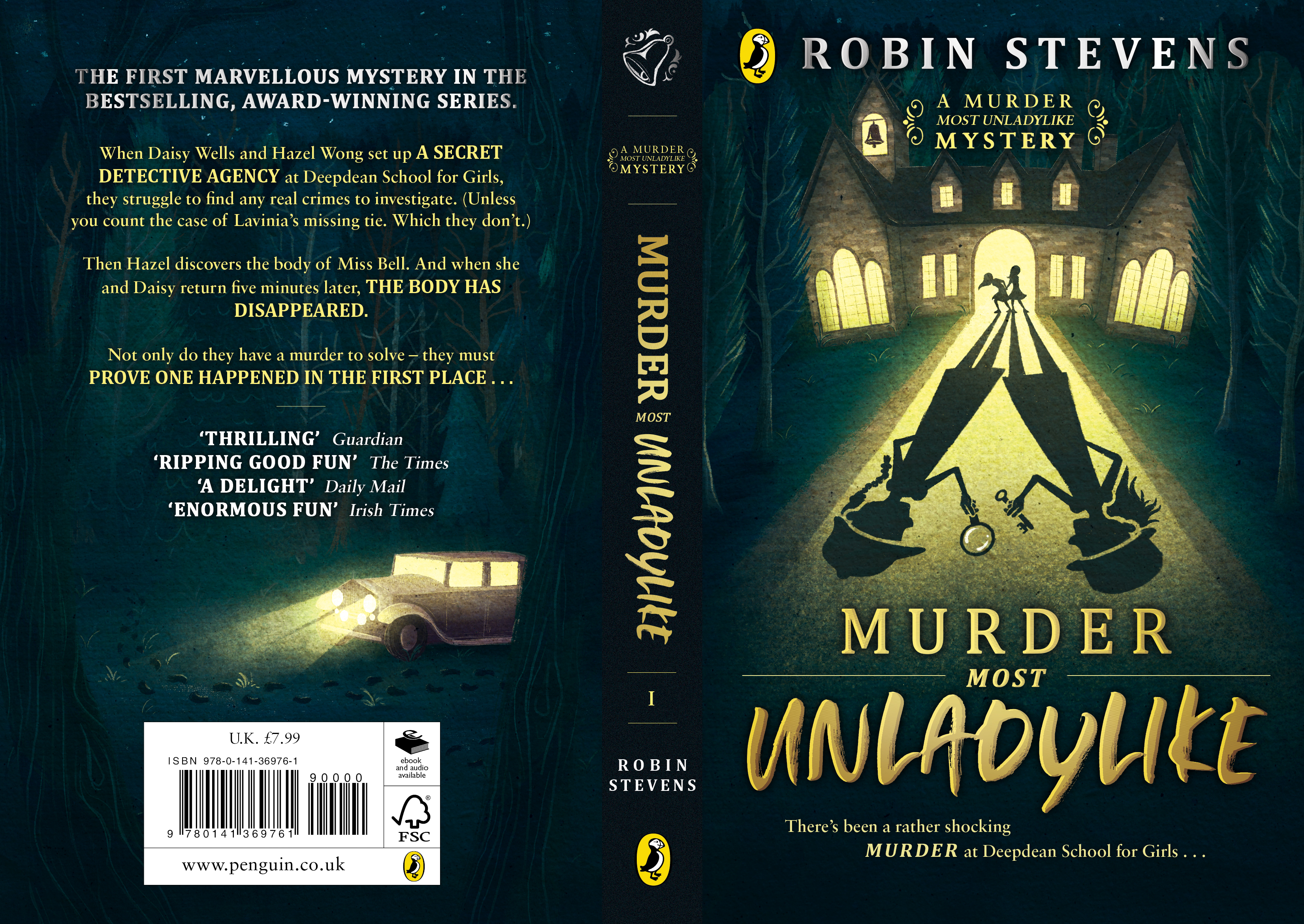 Georgie McAndrew's cover design of 'Murder Most Unladylike'