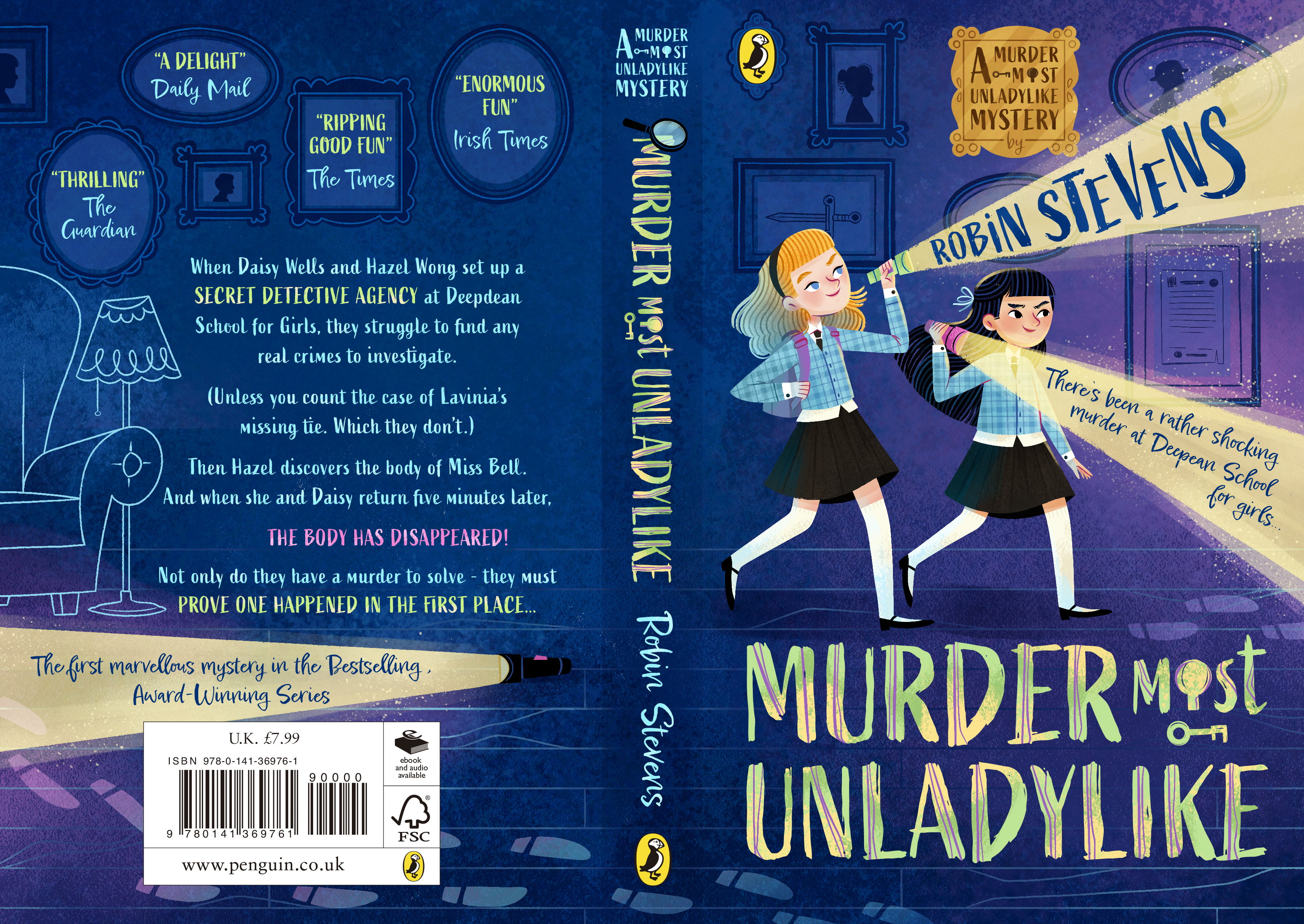 Leticia Ribeiro's cover design of 'Murder Most Unladylike'