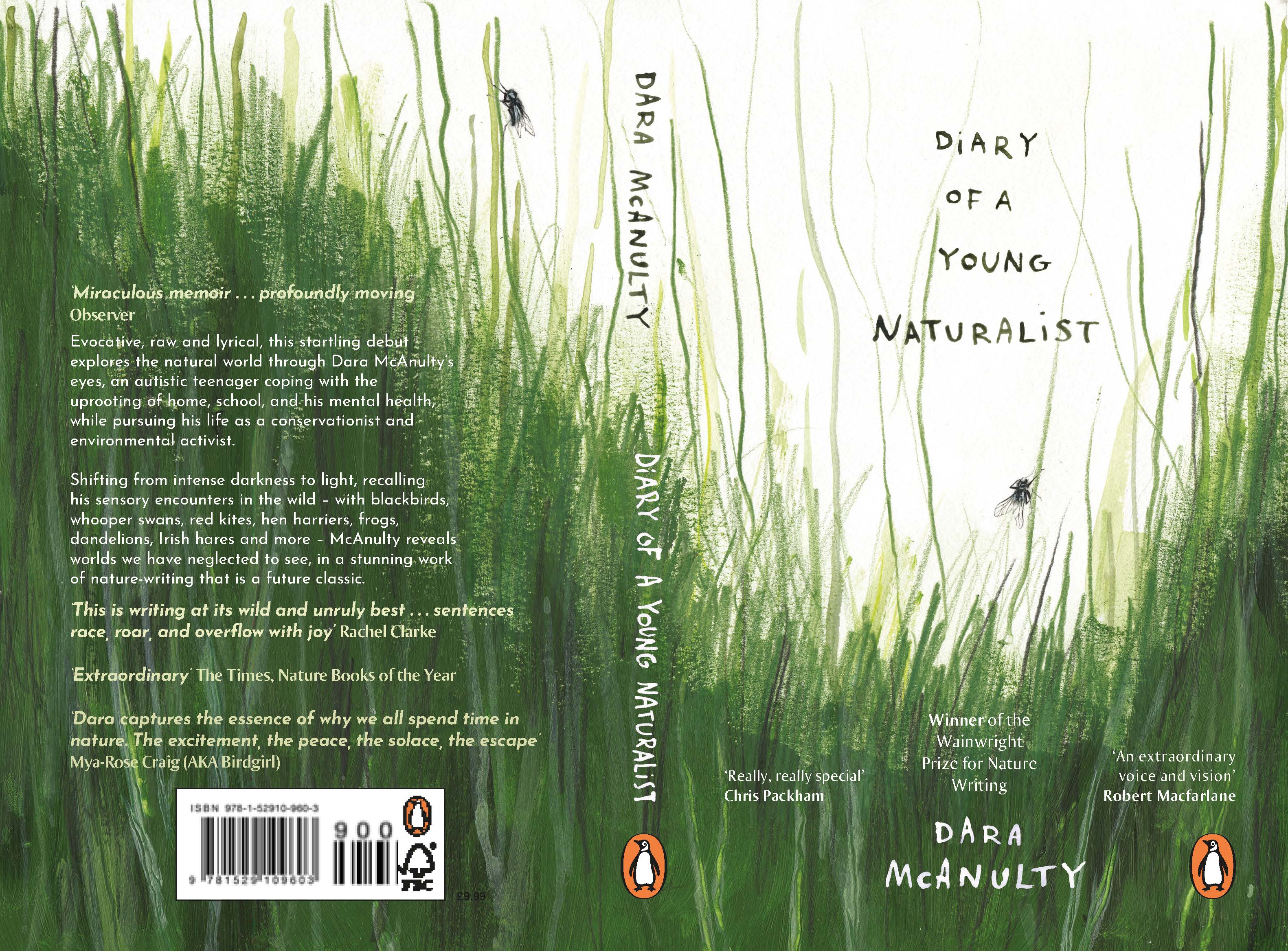 Lilja Cardew's cover design of 'Diary of a Young Naturalist'