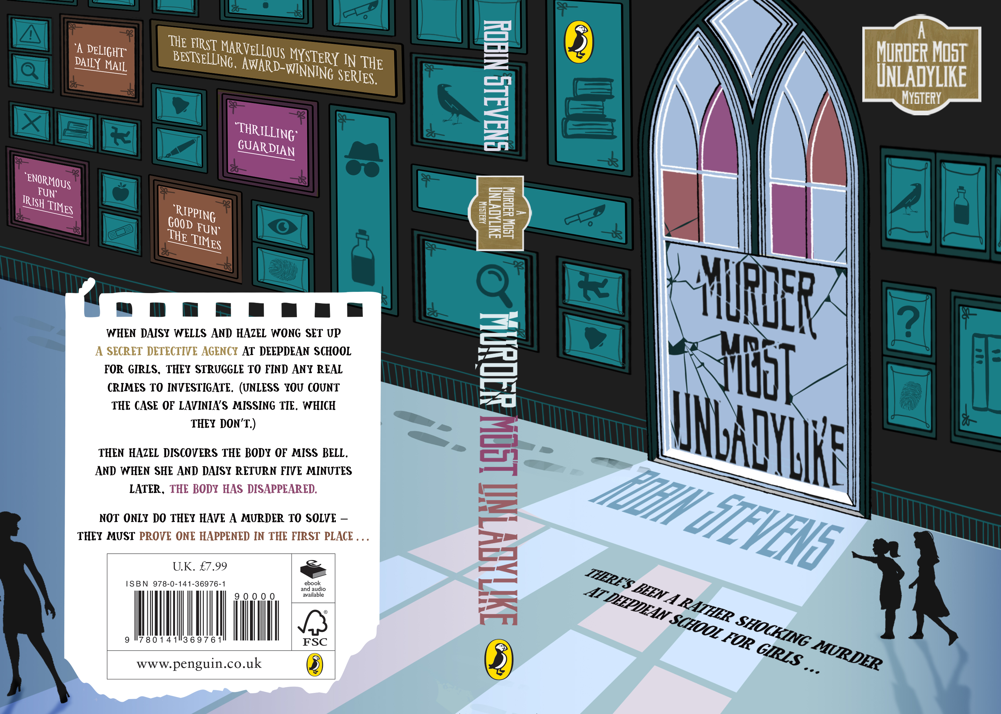  Niharika Yellamraju's cover design of 'Murder Most Unladylike'