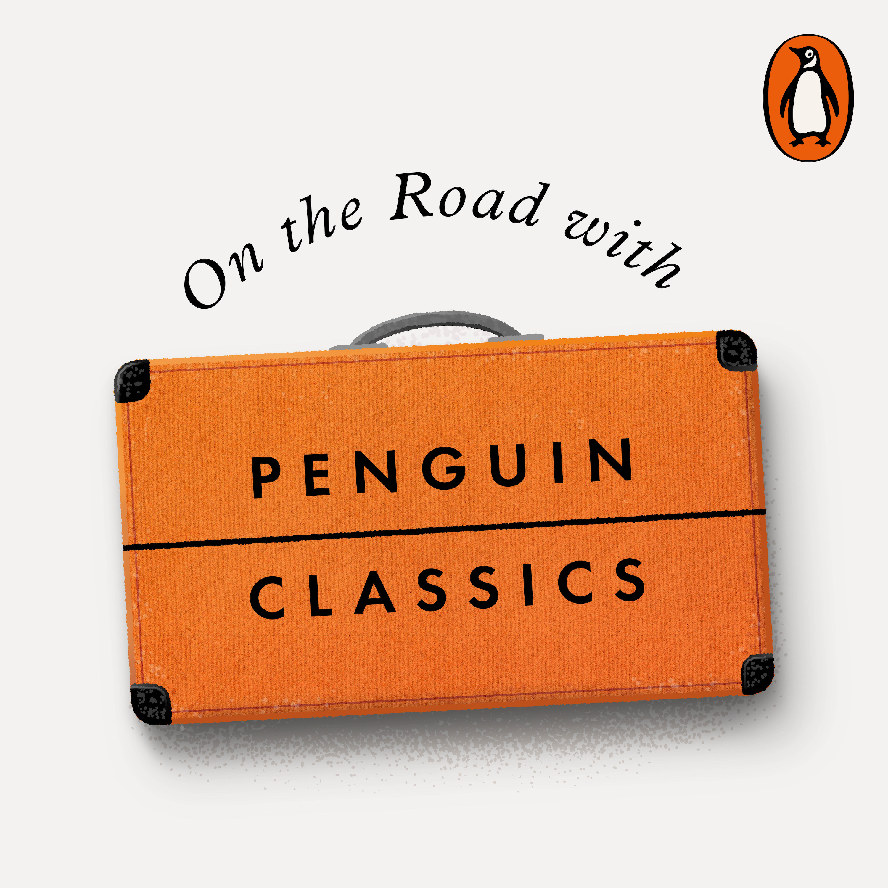 On the Road with Penguin Classics podcast logo.