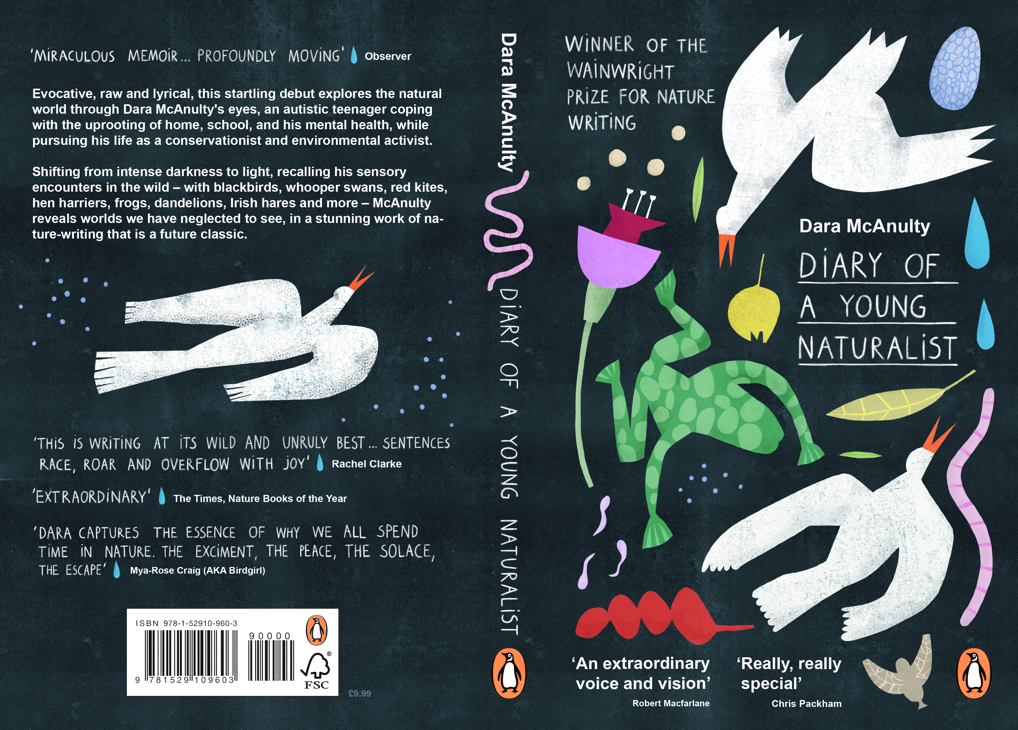 Zofia Chamienia's cover design of 'Diary of a Young Naturalist'