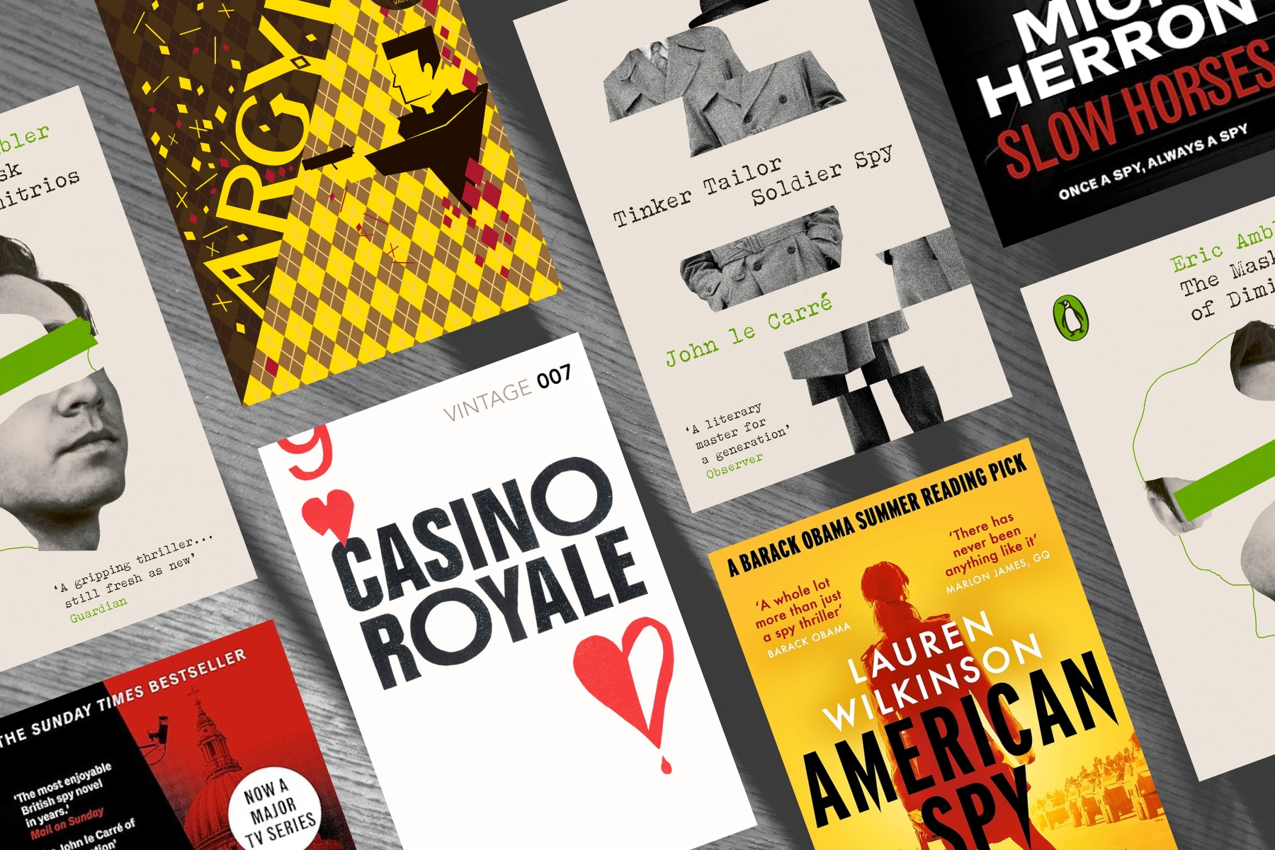 Best spy thriller book covers
